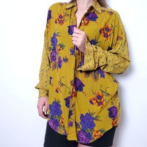 Vintage | Karen Kane Multi Patterned Top 8